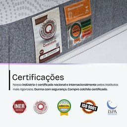 Colchão King Premium Bf Ice Espuma Nasa 193x203cm Bf Colchões - 8