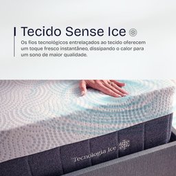 Colchão King Premium Bf Ice Espuma Nasa 193x203cm Bf Colchões - 5
