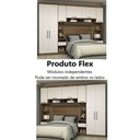 Ver imagem 5 de Guarda Roupa Dormitório Modulado Paris Casal 1,38 M - Roupeiro Luciane M05:cinnamon