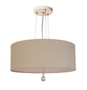 Ver imagem 1 de Lustre Pendente Com Cristal Cúpula Cáqui 50x15 3E27