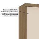 Ver imagem 4 de Guarda Roupa Modulado 2 Portas de Correr 134cm Veneza Luciane Móveis