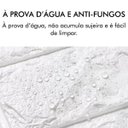 Ver imagem 7 de 2 Painel 3D Placas Revestimento Parede Tijolinho Colar 70X76