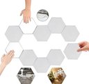 Ver imagem 6 de Luminaria Hexagonal Led 5w Com Controle Kit 3 Und Iluminaçao Sala Quarto Casa Mesa Branco Frio