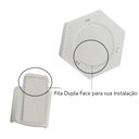 Ver imagem 2 de Luminaria Hexagonal Led 5w Com Controle Kit 3 Und Iluminaçao Sala Quarto Casa Mesa Branco Frio