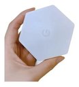 Ver imagem 7 de Luminaria Hexagonal Led 5w Com Controle Kit 3 Und Iluminaçao Sala Quarto Casa Mesa Branco Frio