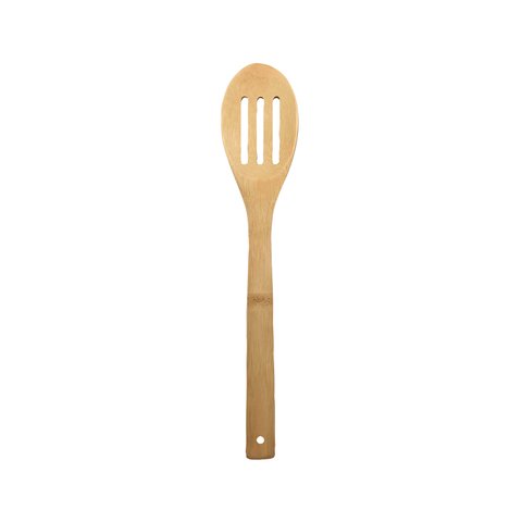 COLHER VAZADA DE BAMBU 30CM - MOZCADA