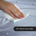 Ver imagem 6 de 1 Cortina Box Banheiro Pvc Transparente Antimofo Ilhós 2,00m