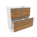 Ver imagem 5 de Balcão 2 Gavetas Kappesberg Celeste 100% Mdf Branco/nogueira 80cm