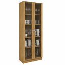 Ver imagem 6 de Cristaleira 2 Portas de Vidro 4 Prateleiras CR6003 Amêndoa - Tecnomobili