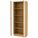 Ver imagem 4 de Cristaleira 2 Portas de Vidro 4 Prateleiras CR6003 Amêndoa - Tecnomobili