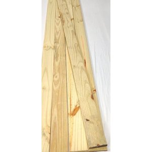 KIT Deck de madeira maciça com nós - 5 peças de 9 centímetros x 2,90 metros - Pensemadeiras - Única 