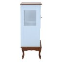 Ver imagem 3 de Adega Rústica 1 Porta para até 8 Garrafas com Pés Luiz Xv - Azul Bebe com Tampo e Base Imbuia Glazer