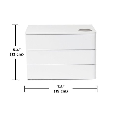 Porta Joias com 3 Compartimentos em Espiral Protected Jewelry