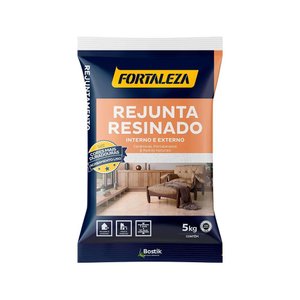 Rejunte Resinado Porcelanato Grafite 5,0 Kg - Fortaleza