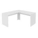 Ver imagem 4 de Escrivaninha/Mesa Escritório de Canto Multimóveis VCR25024 Branco