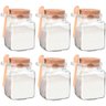 Jogo de Potes Porta Tempero de Vidro com Colher 260ml 6 Peças - Hauskraft - 1