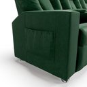 Ver mais imagens de Poltrona do Papai Reclinável 3 Lugares Sala de Cinema Pequim Manual PU Verde G23 - Gran Belo