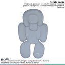 Ver imagem 2 de Acolchoado Bebê Infantil Almofada Apoio Redutora Confortável para Carrinho Cinza D'bella For Baby