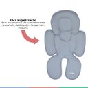 Ver imagem 4 de Acolchoado Bebê Infantil Almofada Apoio Redutora Confortável para Carrinho Cinza D'bella For Baby
