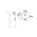 Ver imagem 3 de Lavatorio Para Coluna LC30 WAY Preto 7714034 Lorenzetti
