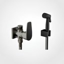 Ver imagem 1 de Ducha Higiênica com Derivação Dn15 Led Ônix Escovado - Perflex