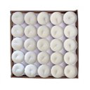 Ver imagem 1 de Kit 100 Velas Rechaud Decoração 3,5cm Suporte Aromatizador