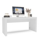 Ver imagem 2 de Mesa Escrivaninha Office Escritório 160x75,5 Branco 180469
