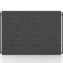Ver imagem 2 de Cabeceira Cama Box King 195cm Estofada Goya P05 Linho Cinza Escuro - Lyam Decor