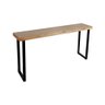 Bancada Gourmet 150cm com 3 Banquetas Industriais Bistrô Premium Base Preta - 2