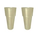 Ver imagem 1 de Kit 2 Vaso Plantar Lux 65x30 Decoração Hall Entrada Jardim Design Elegante