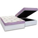 Ver imagem 1 de Cama Box Baú Casal: Colchão Espuma Ortobom D23 Physical Super Resistente + Base CRC Courano White(13