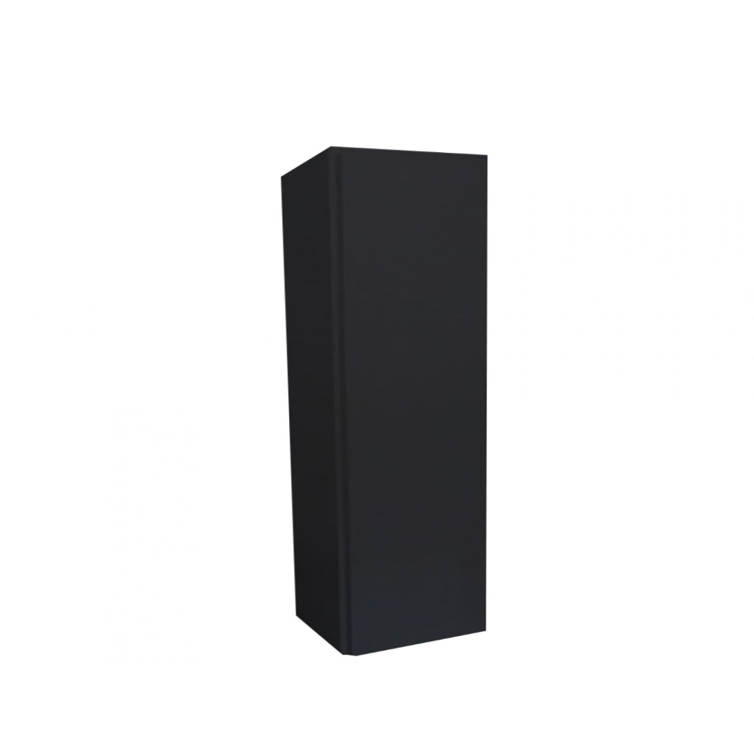 Armario Nicho Toalheiro 60cm Preto em Mdf - 3