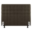Ver imagem 7 de Cabeceira Cama Box Casal Queen Size Dahlia 160cm com Frame Suede Marrom - Desk Design