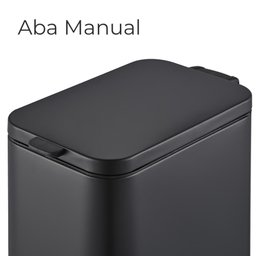 Lixeira para Banheiro e Cozinha Retangular Preto Aço Carbono Frame 5 Litros - Brinox - 3