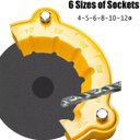 Ver imagem 2 de Gabarito Afiador Amolador de Broca para Esmerilhadeira de 4 -12mm