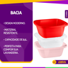 Bacia Multiuso Lavanderia Limpeza 8,5 Litros de Plástico Uz:transparente - 2