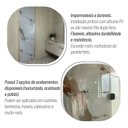 Ver imagem 5 de Revestimento Decorativo Premium Placa Marmorizada Bianco Oro 244cm X 122cm 2,97m² de Cobertura Formaco Decor