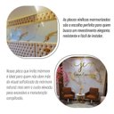 Ver imagem 4 de Revestimento Decorativo Premium Placa Marmorizada Bianco Oro 244cm X 122cm 2,97m² de Cobertura Formaco Decor