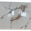 Ver imagem 1 de Revestimento Decorativo Premium Placa Marmorizada Bianco Oro 244cm x 122cm 2,97m² de Cobertura Formaco Decor Branco