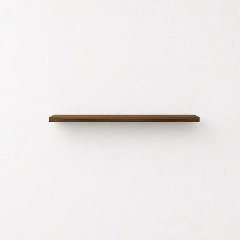Prateleira Parede Marrom 50cm Quarto Sala Cozinha Escritório