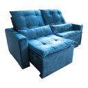 Ver imagem 2 de Sofá Retrátil Suzy Sala 2,30cm:AZUL