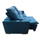 Ver imagem 3 de Sofá Retrátil Suzy Sala 2,30cm:AZUL