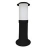 Poste Balizador Luminária Casa Sítio Jardim 35cm Preto - 1