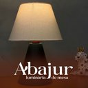 Ver imagem 3 de Abajur Luminaria de Mesa Clássica Cone Decoração Iluminação Casa, Sala, Quarto e Escritório