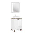 Ver imagem 6 de Gabinete para Banheiro com Cuba e Espelheira 60cm Córdoba Yescasa Branco/Carvalho
