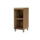 Ver imagem 4 de Gabinete de Cozinha Modulado Allure C/ 1 Porta 40cm Jequitiba/gris Fosco - Linea Brasil