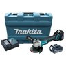 ESMERILHADEIRA MAKITA ANGULAR 125MM A BATERIA 18V 3A - 1