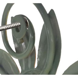 Gancho de Metal Flor Triplo para Chapeu Bolsa Bone Enfeite Pendura Sortido com 2 Unid (pt-c-e) - 4