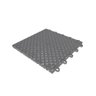 Piso Multiuso Modular Plástico 25 X 25 Cm (m²) Modelo Outdoor - Piso Vazado Cor Cinza - 1