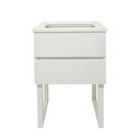 Ver imagem 1 de Mesa de Cabeceira Lateral de Apoio Penteadeira Branco Laca